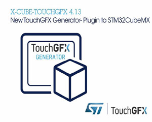 ST, STM32용 TouchGFX 소프트웨어 프레임워크에 새 기능 추가